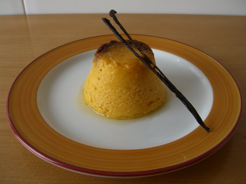 Flan de calabaza