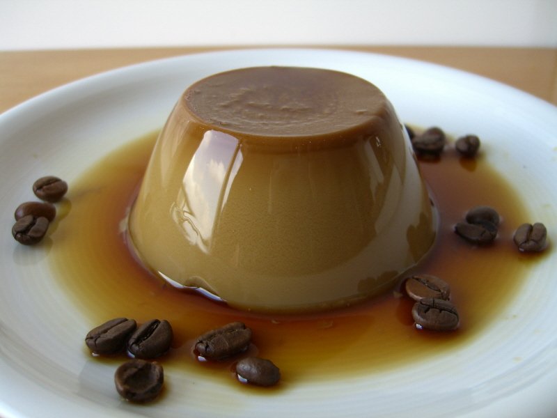 Flan de café