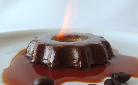 Flan de carajillo de anís