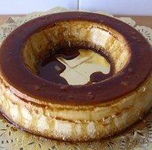 Flan de turrón de Jijona