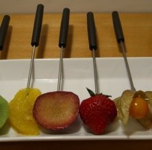 Frutas para la fondue