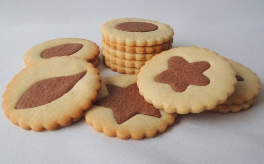 Galletas bicolor especiadas