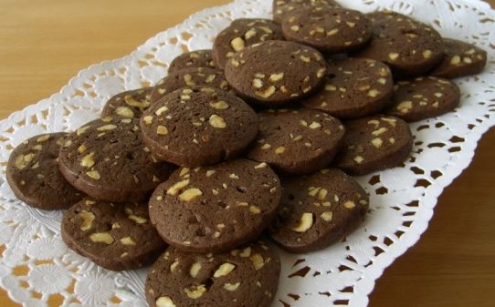 Galletas de avellana y chocolate