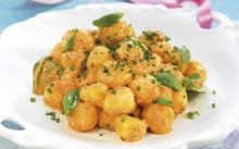 Nyoquis amb salsa de pebrot