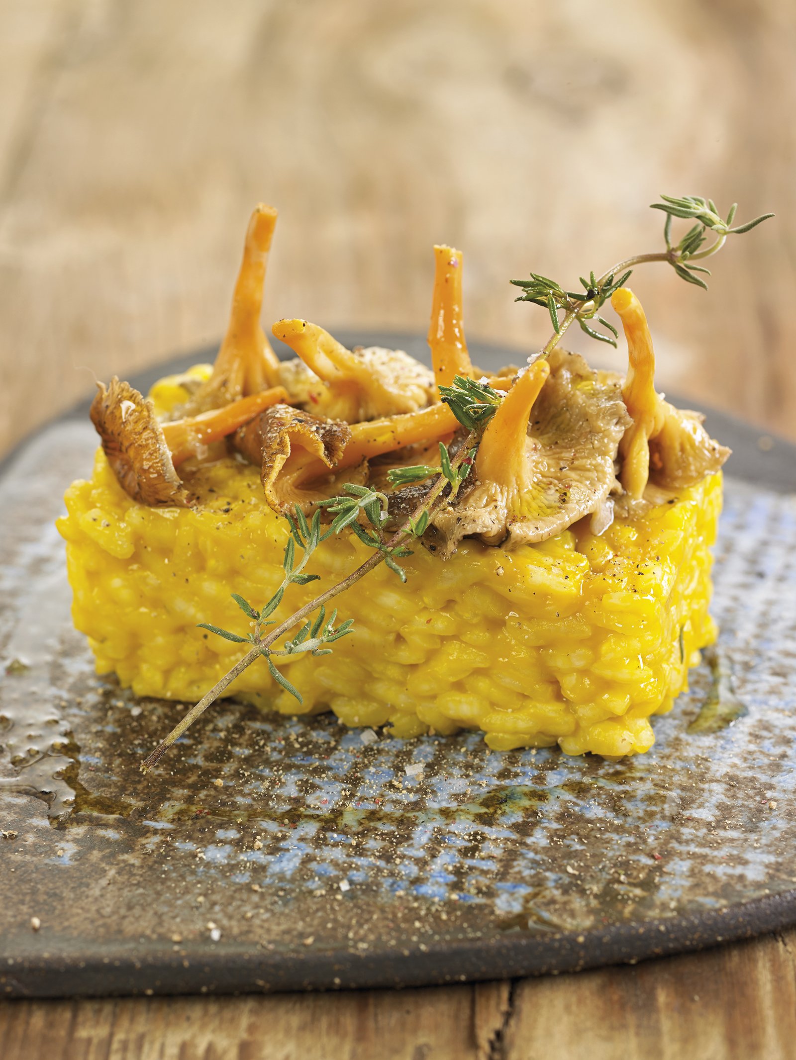 Arròs amb camagrocs i farigola