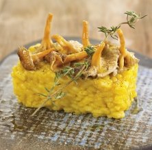 Arroz con camagrocs y tomillo