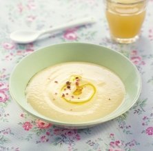 Crema de coliflor con un toque de jengibre