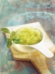 Puré de patates amb peres i crema de créixens