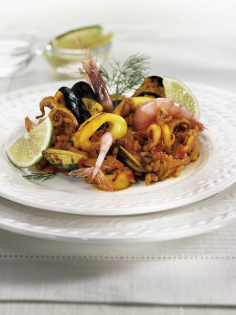 Paella al horno