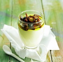Parmentier de patata con setas confitadas