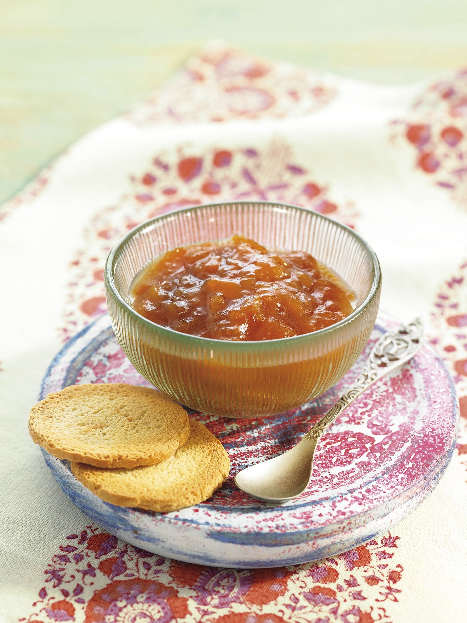 Mermelada de melocotón y mango