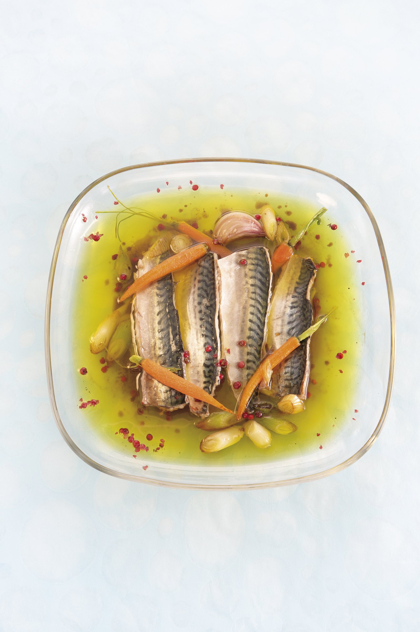 Caballa en escabeche