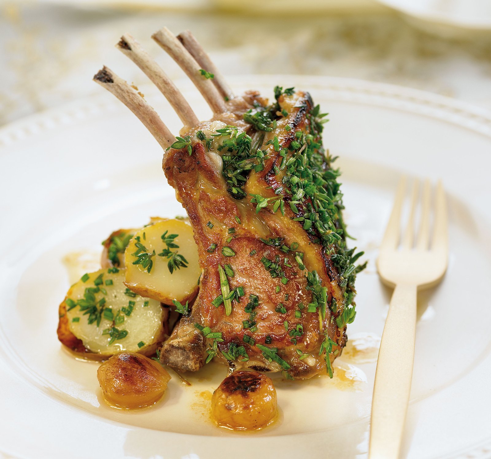 Costellam de xai amb fines herbes