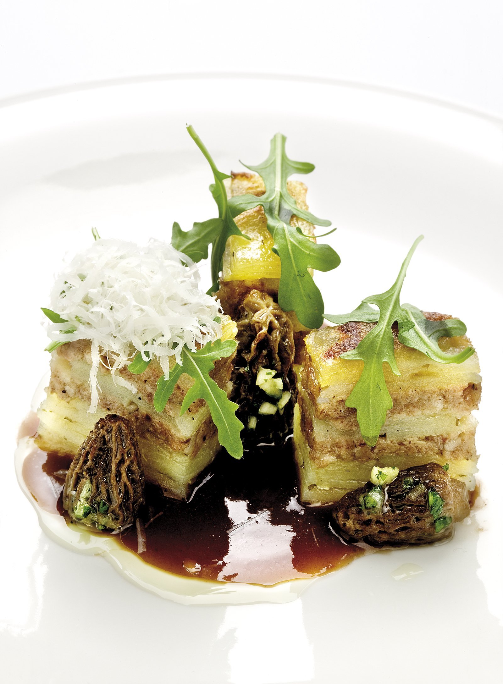 Milfulls de patates amb botifarra de perol