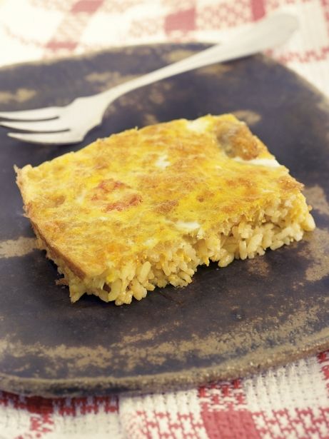 Arroz de pescado con costra