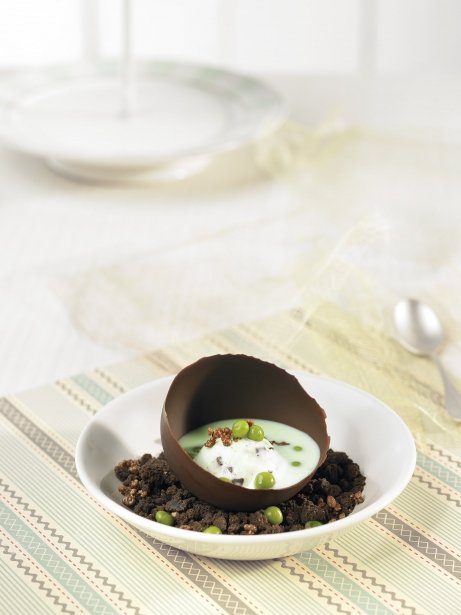 'After eight' amb pèsols