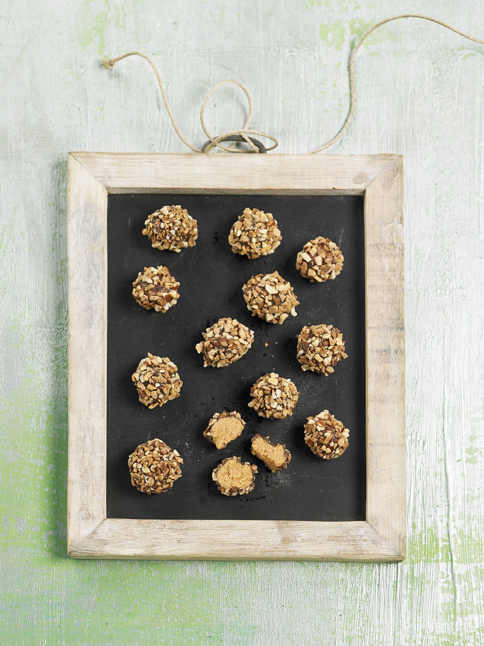 Bombones de mantequilla de cacahuete