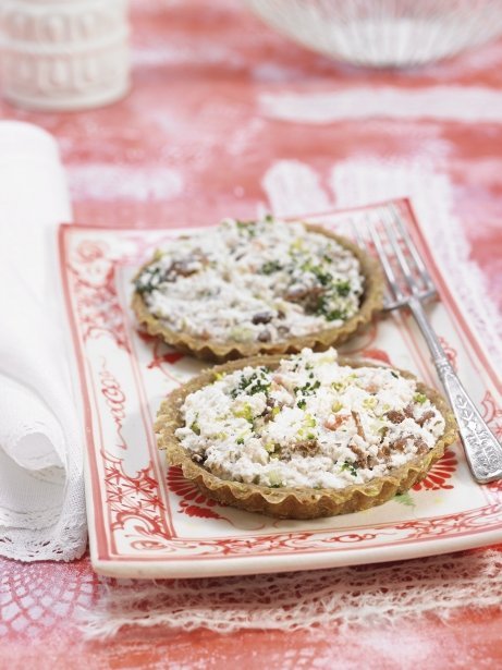 Cassoletes de ricotta y verduras