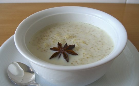 Quinoa con leche de soja y anís