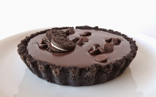 Tartaleta de chocolate y galletas Oreo