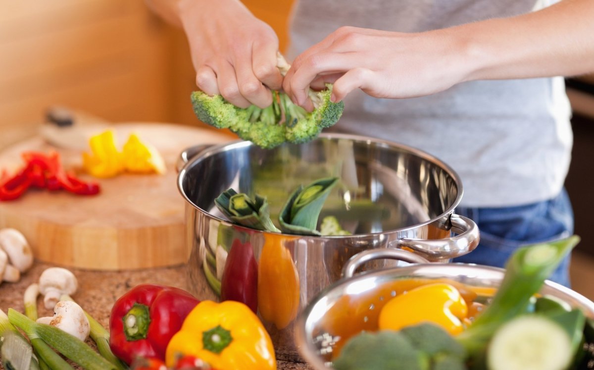 Cocinar verduras