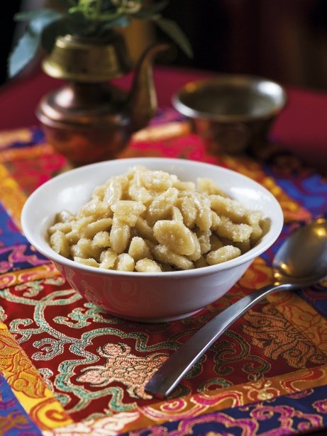 Bhatsa marku, un plato del Tíbet