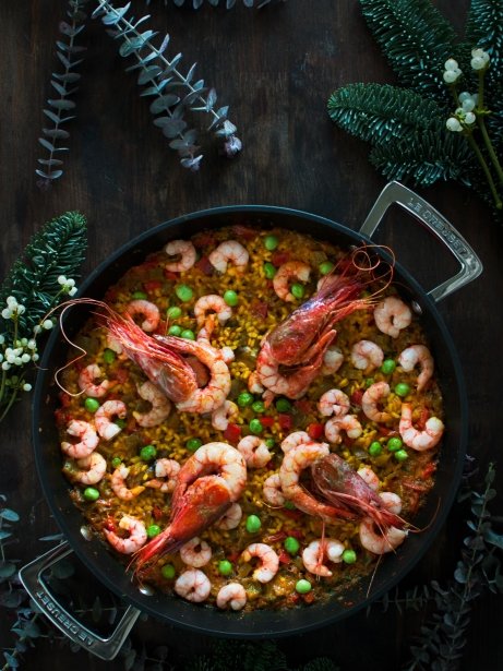 Arroz de gambas de Vilanova