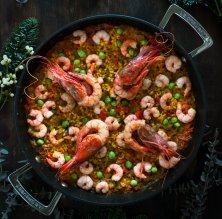Arroz de gambas de Vilanova