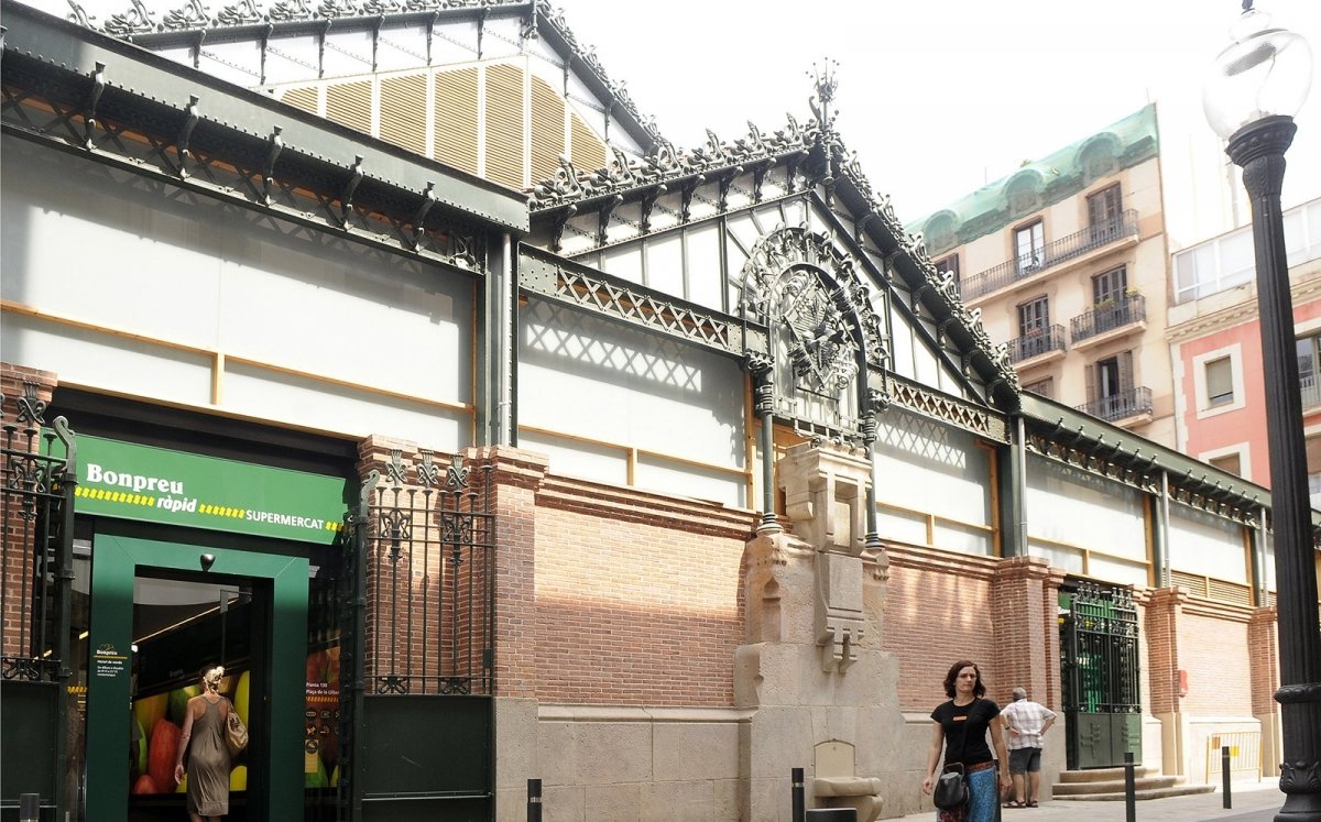 Fachada del Mercat de la Llibertat