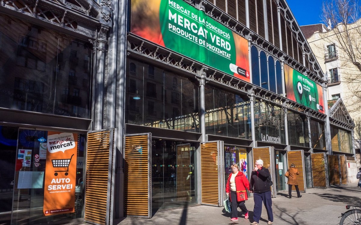 Exterior del Mercat de la Concepció