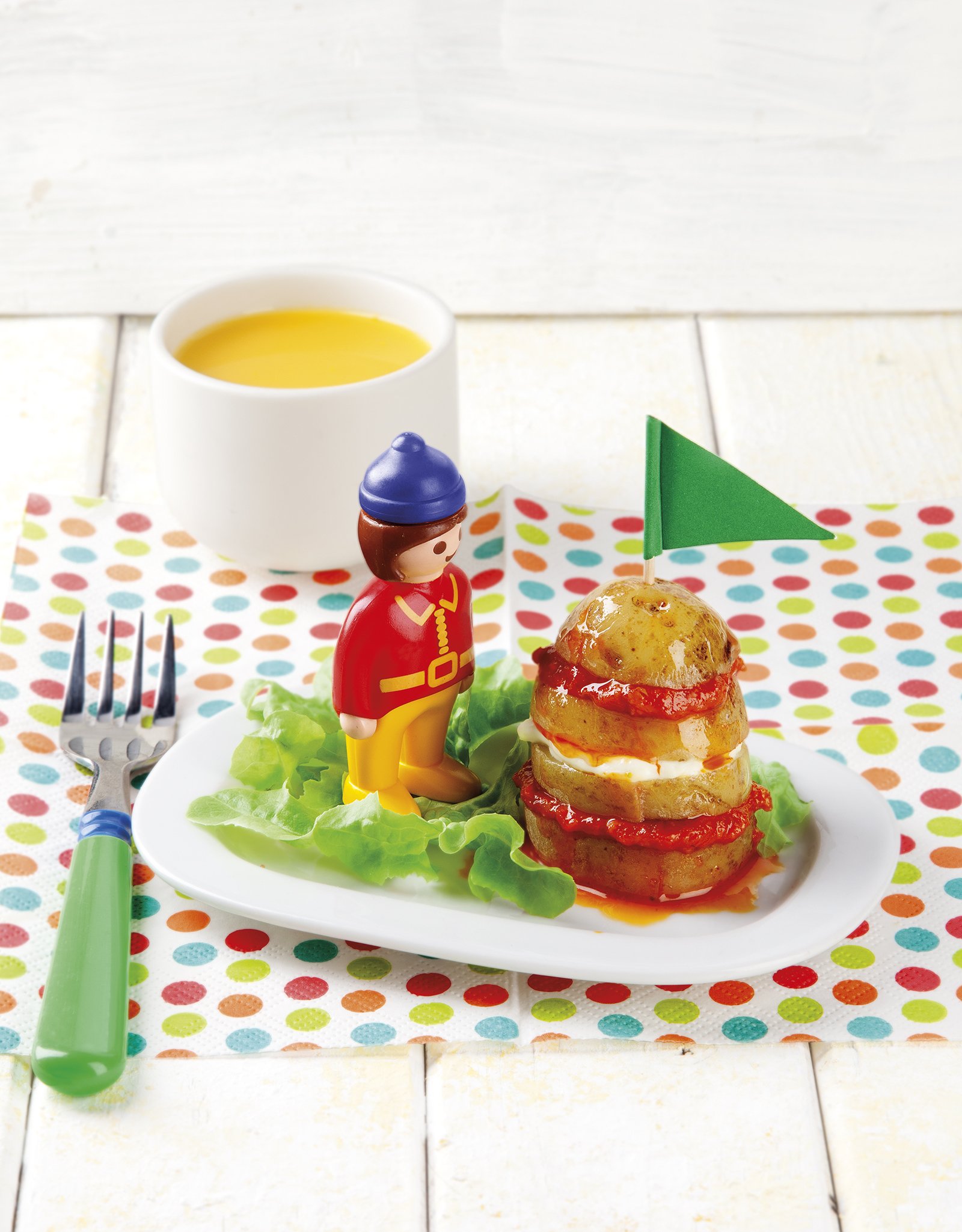 Pisos de patata con sobrasada