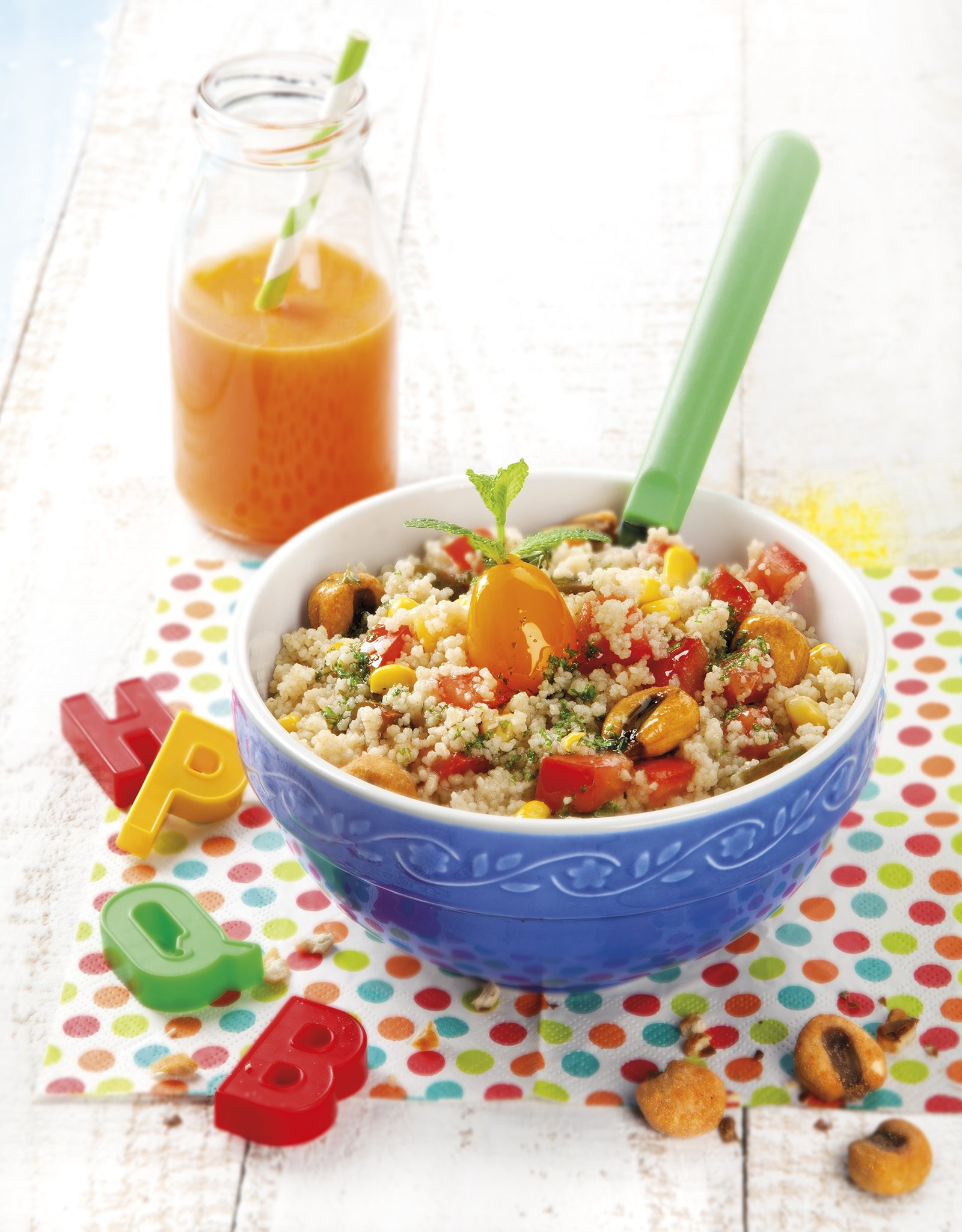 Cuscús amb oli de menta i blat de moro torrat / Ada Parellada