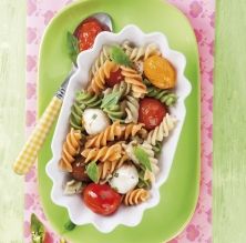 Ensalada de pasta caprese