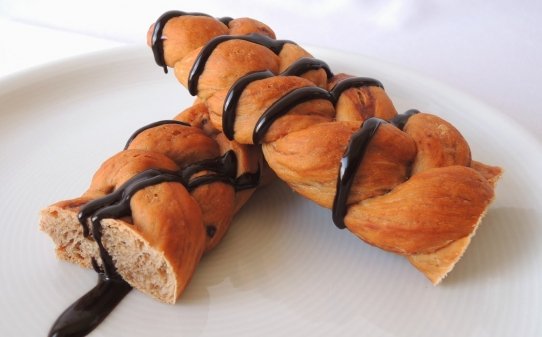 Pan de leche con perlas de chocolate