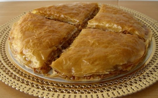 Baklava de cabello de ángel