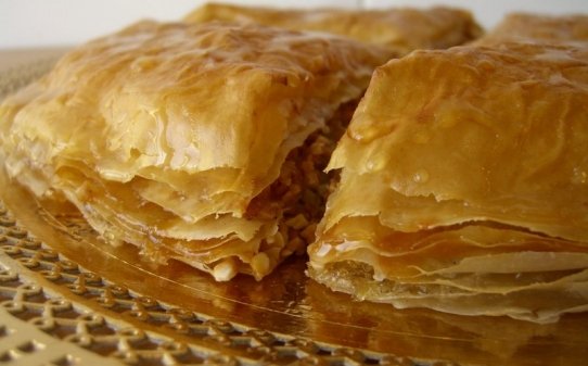 Baklava de cabello de ángel