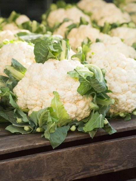 Brócoli y coliflor rebozados