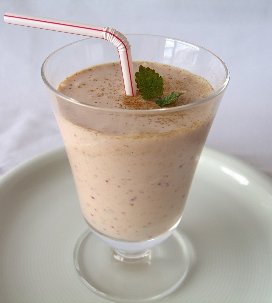 Batido de higos, plátano y kéfir