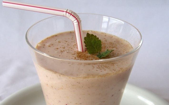 Batido de higos, plátano y kéfir