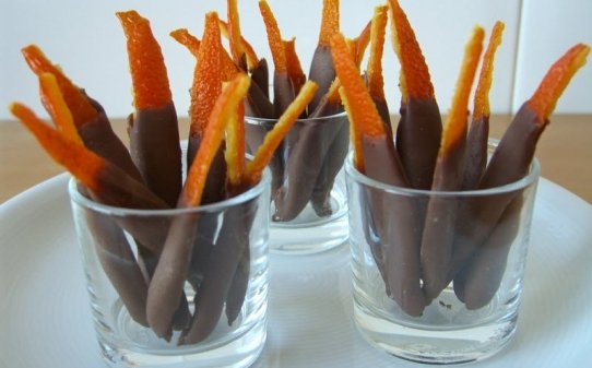 Bombons de mandarina i xocolata