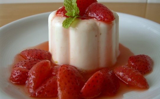 Mousse de iogurt i formatge