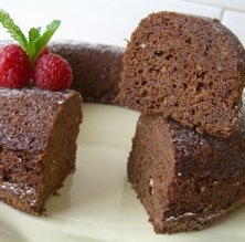 Coca de chocolate al microondas