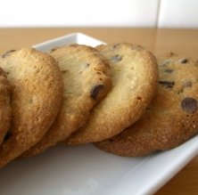 Cookies de chocolate con nuevos y almendras