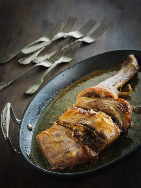 Paletilla de cordero al horno