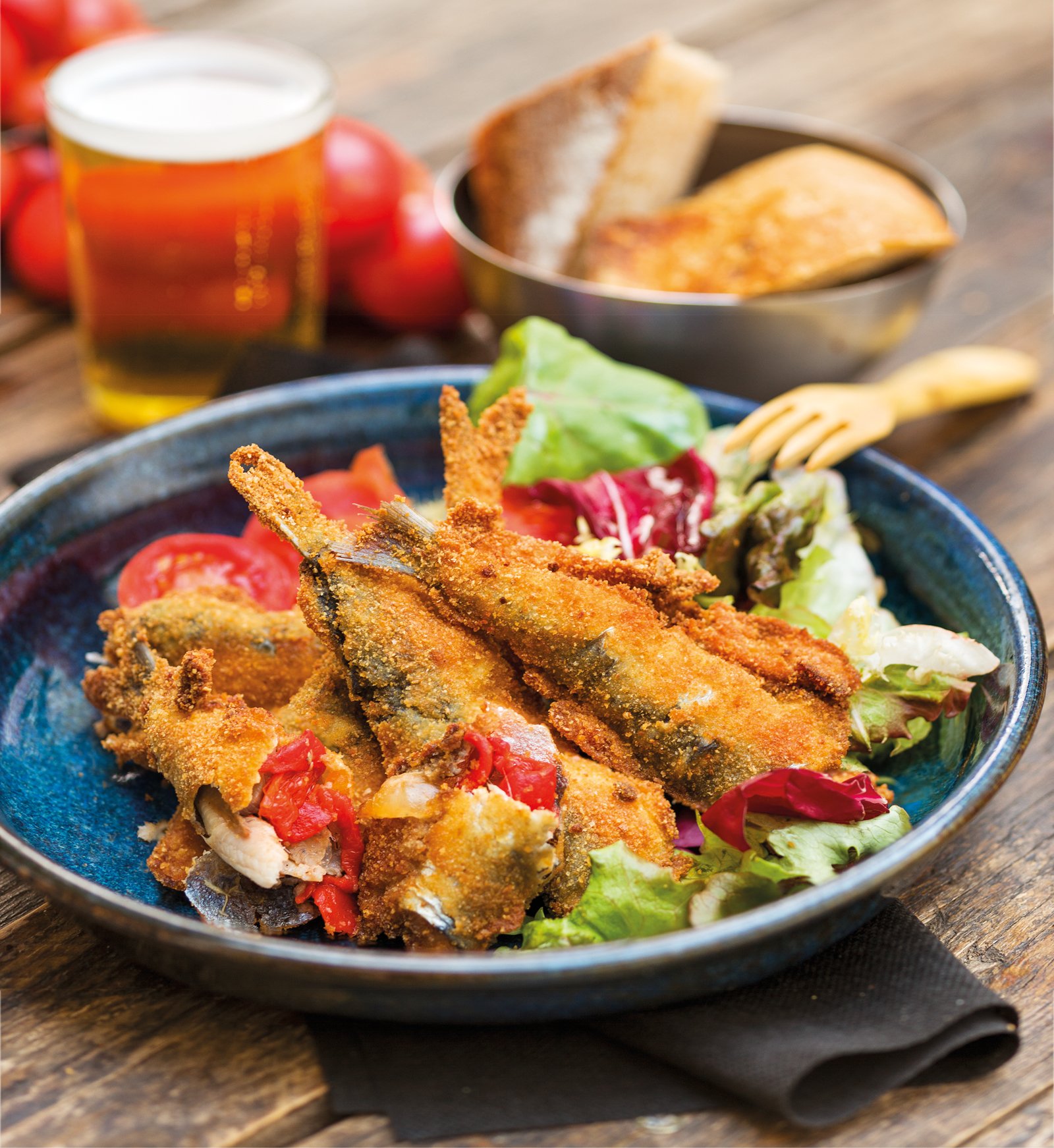 Sardines amb escalivada / Enrique Marco