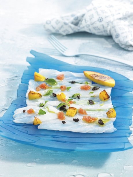 Carpaccio de bacalao