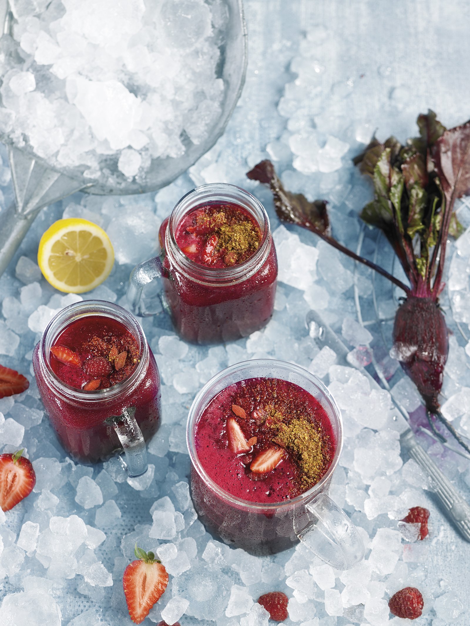 Smoothie tónico antioxidante