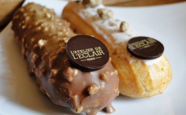 Éclairs, los postres de moda de París