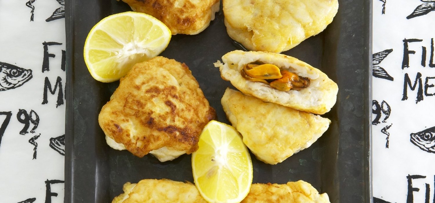 Merluza rellenada de Mejillones