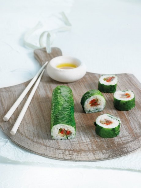 Sushi d'escalivada i aladroc